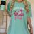 In October We Wear Pink Apple Teacher Daisy Breast Cancer Women's Comfort Colors T-Shirt Chalky Mint In October We Wear Pink Apple Teacher Daisy Breast Cancer Women's Comfort Colors T-Shirt Chalky Mint