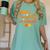 One Thankful PE Teacher Thanksgiving Fall Autumn Groovy Women's Comfort Colors T-Shirt Chalky Mint