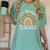 One Thankful Teacher Thanksgiving Rainbow Leopard Fall Women's Comfort Colors T-Shirt Chalky Mint One Thankful Teacher Thanksgiving Rainbow Leopard Fall Women's Comfort Colors T-Shirt Chalky Mint
