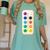 Paint Palette ArtSet Halloween Costume For Teachers Students For Men Women Kids Women's Comfort Colors T-Shirt Chalky Mint