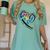 Para Heart Teacher Paraprofessional Paraeducator Men Women Women's Comfort Colors T-Shirt Chalky Mint