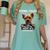 Personal Stalker I'Ll Follow You Wherever You Go Yorkie Women's Comfort Colors T-Shirt Chalky Mint