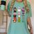 Pig Spooky Ghost Witch Boo-Jee Horror Pumpkin Pig Halloween Women's Comfort Colors T-Shirt Chalky Mint