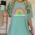 Playing Is Learning Early Childhood Education ECE Teacher Women's Comfort Colors T-Shirt Chalky Mint
