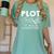 Plot It Builds Character Book Reading Teacher Women's Comfort Colors T-Shirt Chalky Mint Plot It Builds Character Book Reading Teacher Women's Comfort Colors T-Shirt Chalky Mint