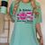 Pre-k Teacher In October We Wear Pink Breast Cancer Women's Comfort Colors T-Shirt Chalky Mint Pre-k Teacher In October We Wear Pink Breast Cancer Women's Comfort Colors T-Shirt Chalky Mint