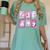 Preppy Spooky Teacher Halloween Ghost Coquette Bow Autumn Women's Comfort Colors T-Shirt Chalky Mint
