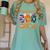 Preschool Boo Crew Preschool Halloween Teacher Kids Women's Comfort Colors T-Shirt Chalky Mint