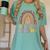 Preschool Crew Cute Leopard Rainbow Back To School Teachers Women's Comfort Colors T-Shirt Chalky Mint