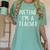 Pretend I'm A Teacher Costume Halloween Simple Adult Kid Women's Comfort Colors T-Shirt Chalky Mint