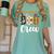 Principal Boo Crew Ghost Halloween Teachers School Matching Women's Comfort Colors T-Shirt Chalky Mint