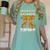 Pumpkin Pi Math Teacher Halloween Geometry Women's Comfort Colors T-Shirt Chalky Mint Pumpkin Pi Math Teacher Halloween Geometry Women's Comfort Colors T-Shirt Chalky Mint