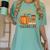 Pumpkin Spice And Teacher Life Halloween Teacher Women's Comfort Colors T-Shirt Chalky Mint Pumpkin Spice And Teacher Life Halloween Teacher Women's Comfort Colors T-Shirt Chalky Mint