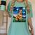 Red Heeler Starry Night Cattle Dog Colorful Art By Aja For Men Women Girls Kids Women's Comfort Colors T-Shirt Chalky Mint