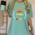 Retiring Science Teacher Retirement Women's Comfort Colors T-Shirt Chalky Mint