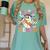 Retro Floral Ghost Trick Or Teach Groovy Teacher Halloween Women's Comfort Colors T-Shirt Chalky Mint Retro Floral Ghost Trick Or Teach Groovy Teacher Halloween Women's Comfort Colors T-Shirt Chalky Mint