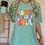 Retro Groovy In My Teaching Era Best Teacher Appreciation Women's Comfort Colors T-Shirt Chalky Mint Retro Groovy In My Teaching Era Best Teacher Appreciation Women's Comfort Colors T-Shirt Chalky Mint