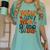 Retro PE Teacher What Are We Doing Today School Coach Women Women's Comfort Colors T-Shirt Chalky Mint