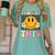 You Got This Retro Smile Motivational Testing Day Teacher Women's Comfort Colors T-Shirt Chalky Mint You Got This Retro Smile Motivational Testing Day Teacher Women's Comfort Colors T-Shirt Chalky Mint