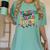 Retro Teaching Future Leaders Groovy Teacher Back To School Women's Comfort Colors T-Shirt Chalky Mint