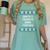 Santas Favorite Band Teacher Christmas Women's Comfort Colors T-Shirt Chalky Mint Santas Favorite Band Teacher Christmas Women's Comfort Colors T-Shirt Chalky Mint