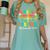 School's Out Forever Retirement 2026 Retro Retired Teacher Women's Comfort Colors T-Shirt Chalky Mint