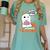 Science Teacher Cute Ghost Halloween Teacher Men Women Women's Comfort Colors T-Shirt Chalky Mint