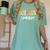 Science Teacher Tie Dye Science Teaching Back To School Women's Comfort Colors T-Shirt Chalky Mint