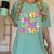 In My Second Grade Era Teachers Women Back To School Girls Women's Comfort Colors T-Shirt Chalky Mint