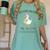 Second Grade Silly Goose Club For Teacher Or Student Women's Comfort Colors T-Shirt Chalky Mint