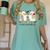 Silly Goose Spooky Teacher Halloween Cute Goosebumps Women's Comfort Colors T-Shirt Chalky Mint