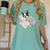 Sleepy Boston Terrier Pajama Men Women Kids Women's Comfort Colors T-Shirt Chalky Mint