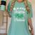 Sleighing Math Problem Xmas In Math Teacher Christmas Men Women Women's Comfort Colors T-Shirt Chalky Mint