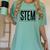 Stem Teacher Science Technology Engineering Math Teachers Women's Comfort Colors T-Shirt Chalky Mint Stem Teacher Science Technology Engineering Math Teachers Women's Comfort Colors T-Shirt Chalky Mint