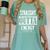 Straight Outta Energy Teacher Life Back To School Teacher Women's Comfort Colors T-Shirt Chalky Mint