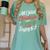 Students Saying 6-7 67 Six Seven Teacher Christmas Women's Comfort Colors T-Shirt Chalky Mint