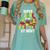 Super Teacher By Day Super Tired By Night Women's Comfort Colors T-Shirt Chalky Mint Super Teacher By Day Super Tired By Night Women's Comfort Colors T-Shirt Chalky Mint
