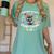 I Survived 100 Days Of School Teacher Kids Cat Lover Women's Comfort Colors T-Shirt Chalky Mint