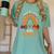 I Teach The Cutest Little Turkeys Thanksgiving Teacher Men Women Girls Kids Women's Comfort Colors T-Shirt Chalky Mint