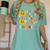 I Teach The Cutest Pumpkins Preschool Teacher Halloween Women's Comfort Colors T-Shirt Chalky Mint