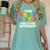 I Teach Kindergarten What Is Your Superpower Teacher Women's Comfort Colors T-Shirt Chalky Mint