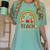 Teach Love Inspire Rainbow Leopard Cheetah Print Teacher Women's Comfort Colors T-Shirt Chalky Mint Teach Love Inspire Rainbow Leopard Cheetah Print Teacher Women's Comfort Colors T-Shirt Chalky Mint
