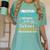 I Teach Math Because Science Teachers Need Heroes Too Women's Comfort Colors T-Shirt Chalky Mint