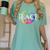 Teach Peace For Teachers And Educators Counselor Women's Comfort Colors T-Shirt Chalky Mint