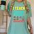 I Teach Second Grade Superheroes Teacher Superhero Women's Comfort Colors T-Shirt Chalky Mint