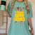I Teach Super Heroes Comic Book Hero Teacher School Women's Comfort Colors T-Shirt Chalky Mint