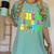 This Teacher 80s 90s Teachers's Day Glows Last Day Of School Women's Comfort Colors T-Shirt Chalky Mint