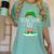 The Teacher Elf Christmas Family Matching Xmas Group For Men Women Women's Comfort Colors T-Shirt Chalky Mint The Teacher Elf Christmas Family Matching Xmas Group For Men Women Women's Comfort Colors T-Shirt Chalky Mint