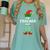The Teacher Elf Family Matching Group Idea Christmas Women's Comfort Colors T-Shirt Chalky Mint