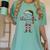 The Teacher Elf Shirt Matching Family Christmas Elf Men Women Kids Women's Comfort Colors T-Shirt Chalky Mint